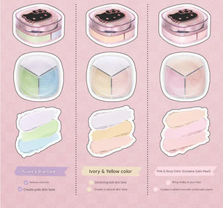 WakeMake - Stay Fixer Multi Color Powder 4g (Hello Kitty Black Edition)