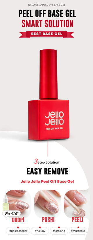 Jello Jello - Peel off Base Gel + Gel Remover Set