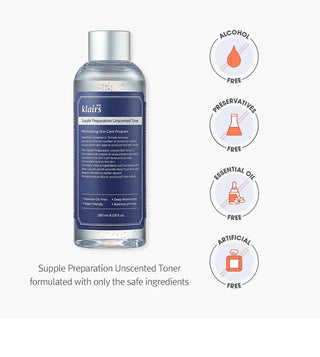 Klairs Supple Preparation Unscented Toner 180ml