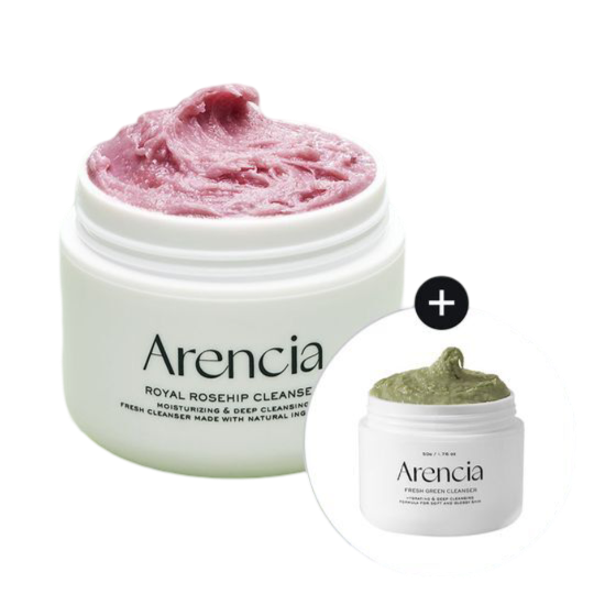 Arencia - Royal Rosehip Cleanser 120ml + 50ml Fresh Green Cleanser