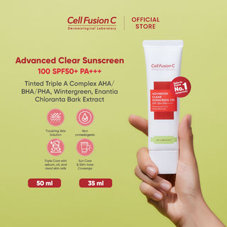 Cell Fusion C Advanced Clear Sunscreen 100 SFP 50+ PA++++ 35 ml