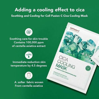 Cell Fusion Cica Cooling Mask 10 ea