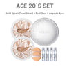 Age 20's - Sparkling + 2 refills + 4 ampoules (10ml ea) - 2 Colors