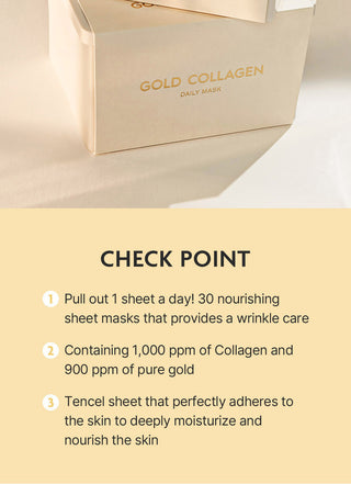 SNP - Gold Collagen Daily Mask 30ea