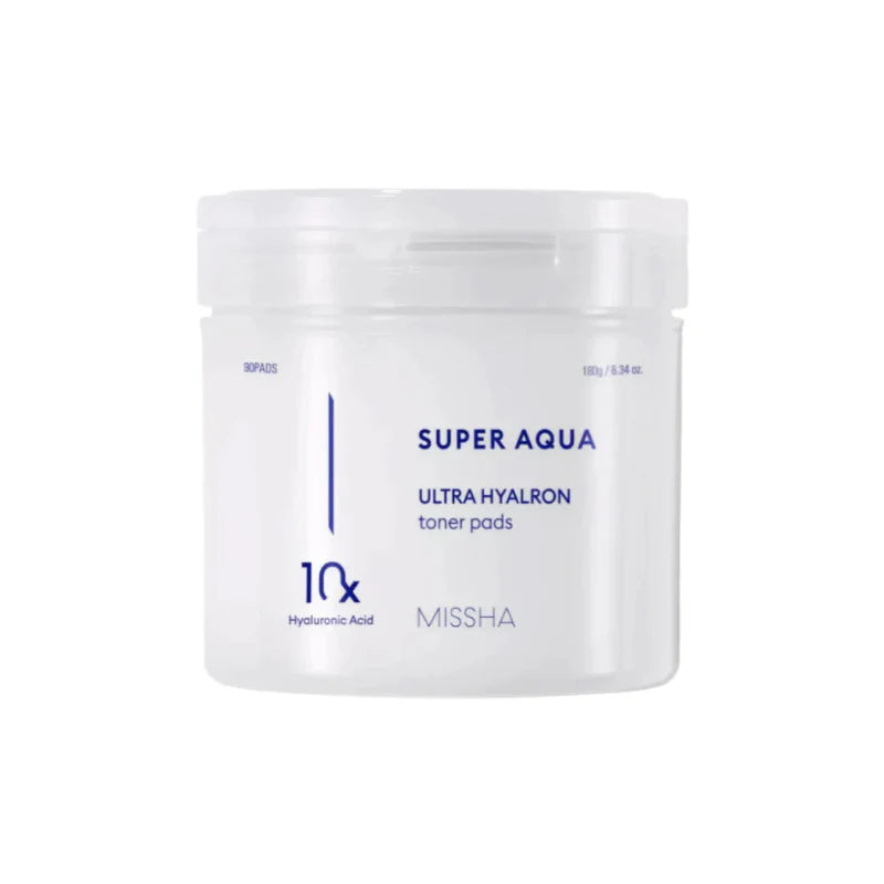 Missha - Super Aqua Ultra Hyalron Toner Pads 90ea