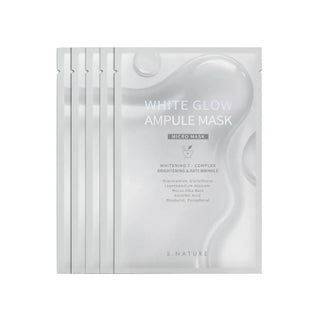 S.Nature White Glow Ampule Mask 5ea