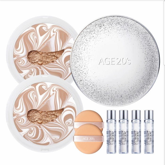 Age 20's - Sparkling + 2 refills + 4 ampoules (10ml ea) - 2 Colors