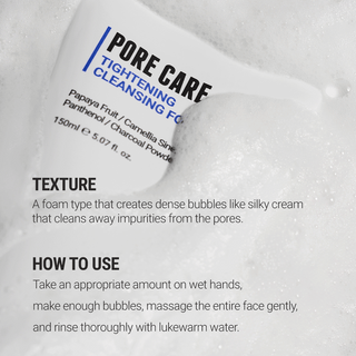 Rovectin Pore Care Tightening Cleansing Foam 150ml