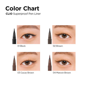 Clio Superproof Pen Liner - 4 Colors