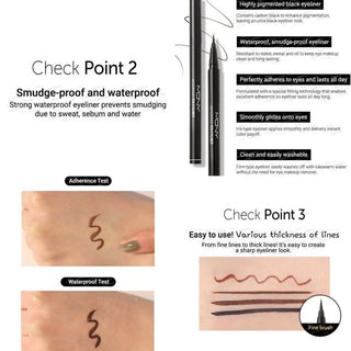 Macqueen - MQNY Waterproof Pen Eyeliner - 3 Colors