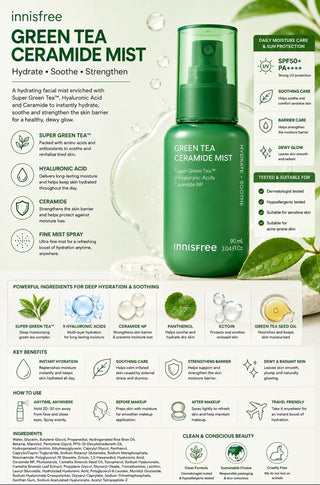 Innisfree - Green Tea Ceramide Mist 90ml
