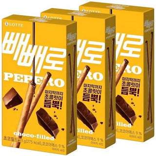 Pepero - Chocofilled 3pcs - Koreabe