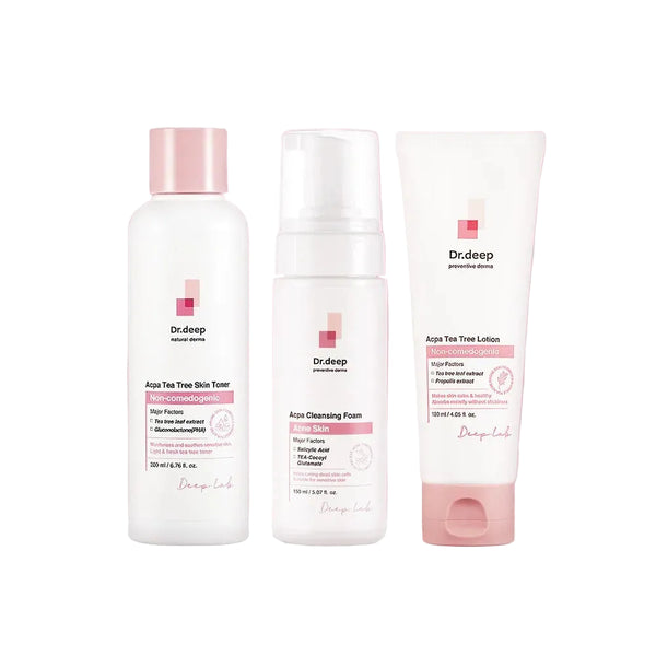 Dr Deep - ACPA Set (Cleansing Foam 150ml + Lotion 150ml + Toner 200ml)