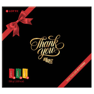 Pepero - Thank You Pack 6 Set ( Original x 2 + Choco Filled x 2 + Almond x 2) - Koreabe
