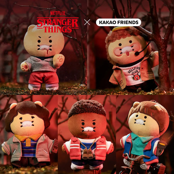 STRANGER THINGS KAKAO FRIENDSコラボ　マイク Kakao x Stranger Things Random Keyring (5 types) – Koreabe