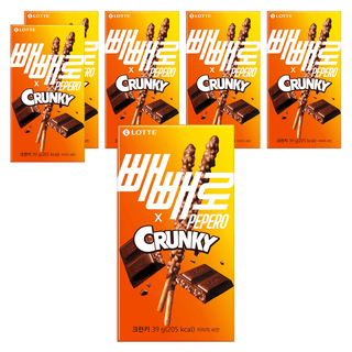 Pepero - Crunky 6pcs - Koreabe