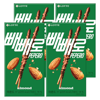 Pepero - Almond 4pcs - Koreabe