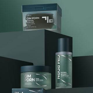 Isntree - Glow Pads + Sleep Mask + Bouncy Ampoule Gim PDRN Set