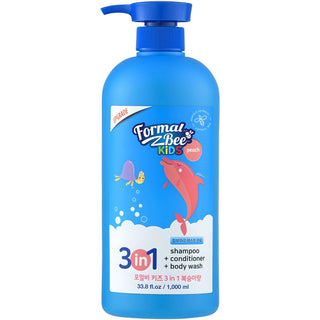 Formal Bee Kids - Shampoo Conditioner Bodywash Peach 1000ml - Koreabe