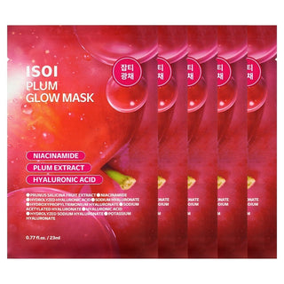 Isoi - Plum Glow Mask 5ea