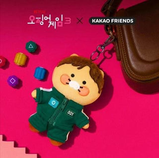 Kakao - Netflix Squid Game X Kakao Friends Player Keyring_Chunsik - Koreabe