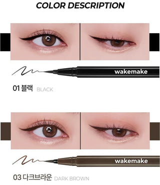 Wakemake - Iron Wall Pen Eyeliner 0.5g (Hello Kitty Black Edition)