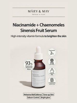 Mary&May Niacinamide + Chaenomeles Sinensis Serum 30ml