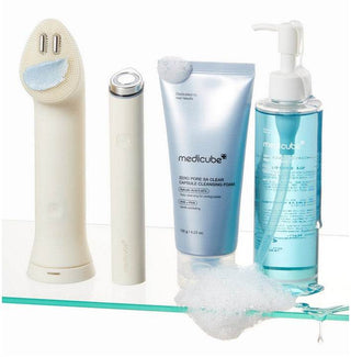Medicube - Booster Vibrator Cleanser (Booster Pro Mini Plus + Cleansing Head) - Koreabe