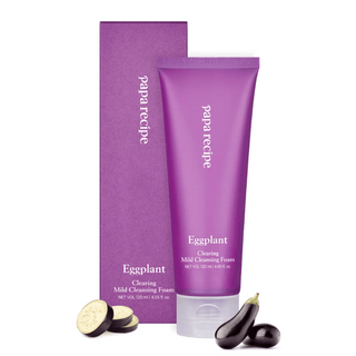 Papa Recipe - Eggplant Clearing Mild Cleansing Foam 120ml - Koreabe