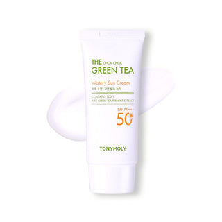 Tonymoly - The Chok Chok Green Tea Watery Sun Cream SPF 50 PA++++ 50ml