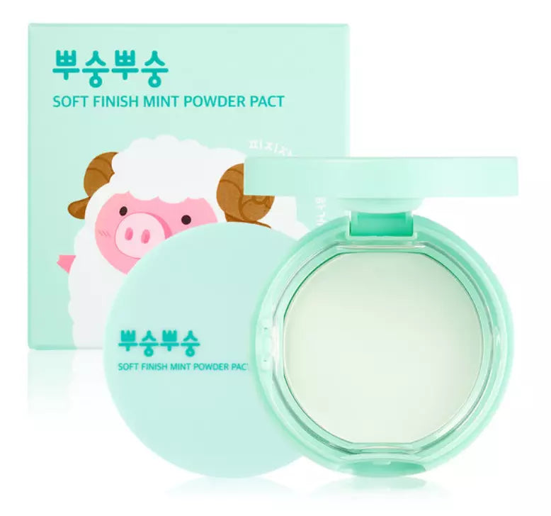 Me Factory - Soft Finish Mint Powder Pact 9g