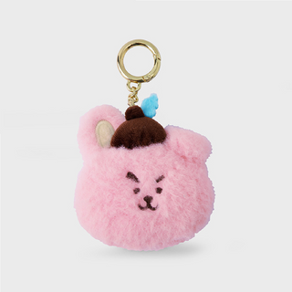 BT21 - COOKY Hoping Love Face Doll Keyring