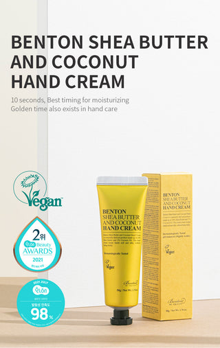 Benton Shea Butter and Coconut Hand Cream 50g