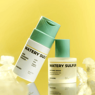Sinsuru - Watery Sulfur Soothing Serum 50ml + Cleansing Powder 50g - Koreabe