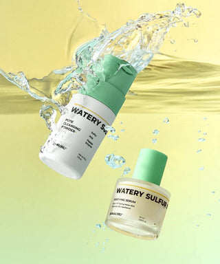Sinsuru - Watery Sulfur Soothing Serum 50ml + Cleansing Powder 50g - Koreabe