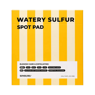 Sinsuru - Watery Sulfur Spot Pad 8ea - Koreabe