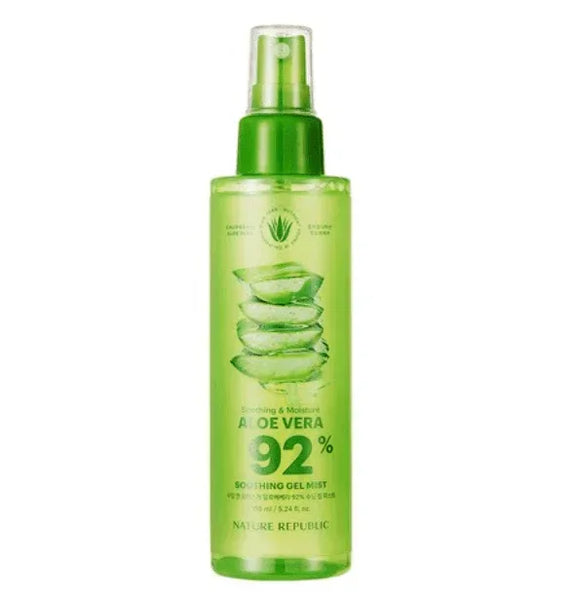 Nature Republic, Aloe Vera 92% Soothing Gel Mist, 5.24 fl oz (155 ml)
