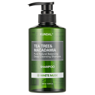 Kundal - Tea Tree & Macadamia Shampoo White Musk 500ml