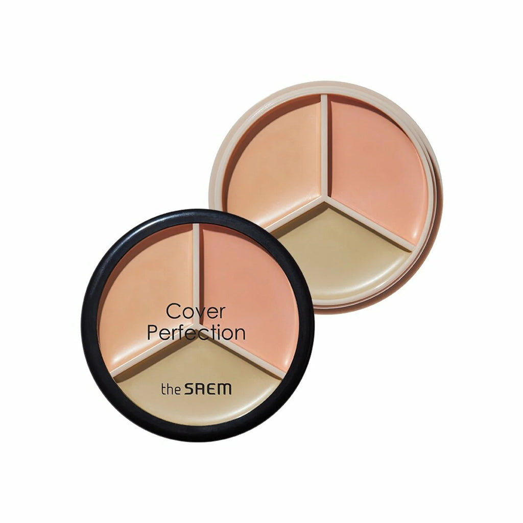 The Saem - Cover Perfection Triple Pot Concealer - 4 Colors