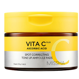 Missha - Vita C Ascorbic Acid Tone Up Ampoule Pads 80ea